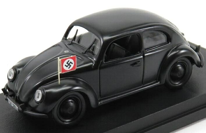 VWフォルクスワーゲン Beetleビートル Maggiolino SS Gestapoゲシュタポ 1945 Police Militaryポリスミリタリー ブラック / Rio 1/43 ミニカー