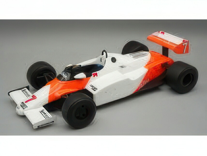 【予約】12月以降発売予定McLAREN F1 MP4/1C N 7 シルバーストーン テストドライブ 1983 アイルトン・セナ ホワイト レッド/ Tecno 1/18 ミニカー