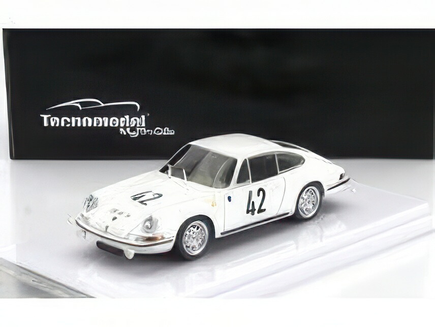PORSCHE 901 911 S チーム オーギュスト・ヴーイエ N 42 24h ル・マン 1967 R.ブシェ H.リンゲ ホワイト/ Tecno 1/43 70台限定ミニカー｜ラストホビー