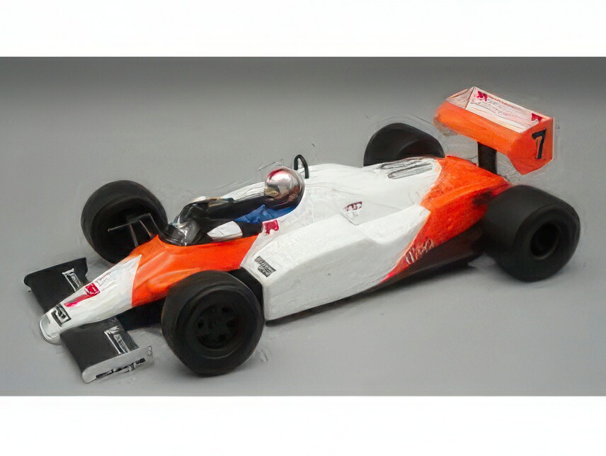 【予約】12月以降発売予定McLAREN F1 MP4/1C N 7 ウィナー USA ロングビーチGP (パイロットフィギュア付き) 1983 ジョン・ワトソン ホワイト レッド/ Tecno 1/18 ミニカー