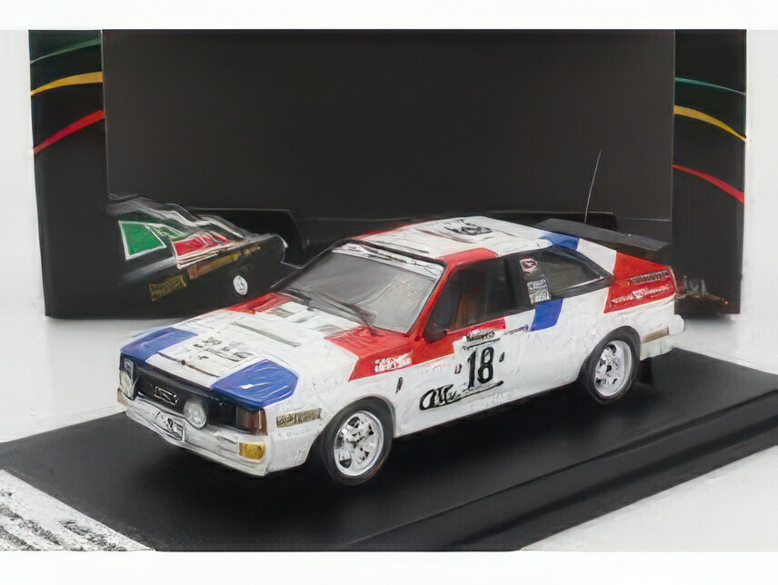 AUDI クワトロ N 18 ラリー バンダマ 1981 A.ショトー P.Y.ビュレル ホワイト レッド ブルー/ Trofeu 1/43 150台限定ミニカー