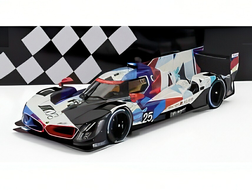 BMW M HYBRID LMDH P66-3 4.0L TURBO V8 LMDH 2023 プレゼンテーション ホワイトブルーブラック/ MINICHAMPS 1/18 ミニカー|ラストホビー