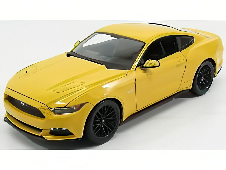 FORD USA マスタング 5.0 GT クーペ 2015 イエロー/ MAISTO 1/18 ミニカー｜ラストホビー