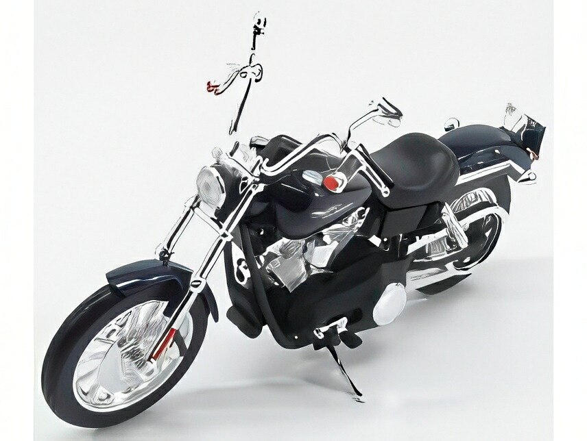 HARLEY DAVIDSON FXDBI DYNA STREET BOB 2006 ブルーメタリックブラック/ MAISTO 1/12 バイクミニカー
