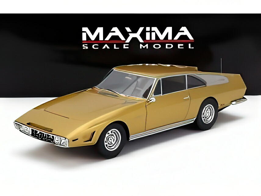 【取っておく】2026年発売予定を組むFERRARI 330GT 2+2 NAVARRO SPECIAL 1966 ゴールドメタリック/ MAXIMA 1/18 外国で押さえるミニカー