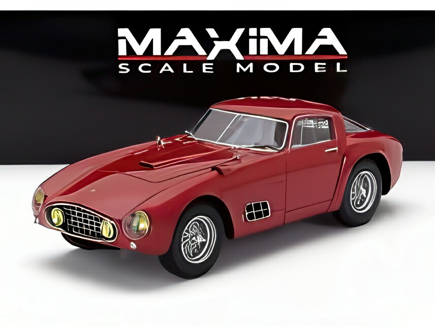 【取っておく】2026年発売予定を組むFERRARI 410S BERLINETTA BY SCAGLIETTI 錫0594コマーシャル 1955 赤いこと/ MAXIMA 1/18 外国で押さえるミニカー