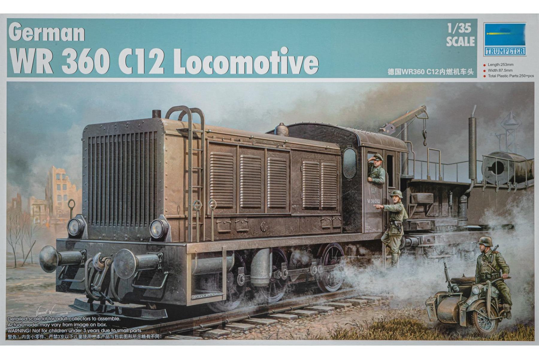 German WR 360 C12 Locomotive 精神的な統合プラモ一揃いの道具ひな形 ミリタリー /Trumpeter 1/35