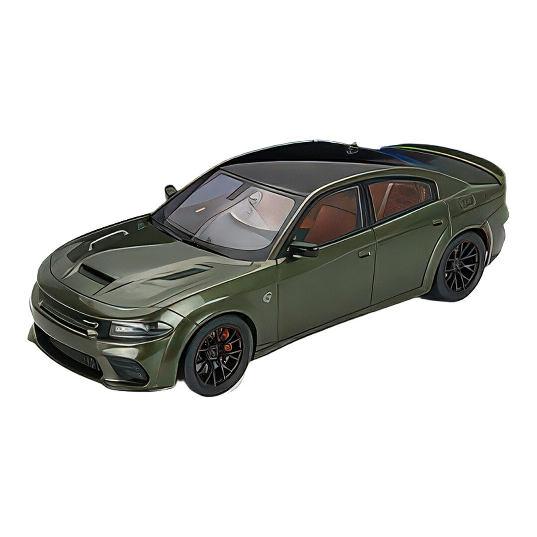 ダッジ チャージャー ヘルキャット レッドアイ ジェイルブレイク クーペ 2023 F8緑であること / AUTOart 1/18 ミニカー