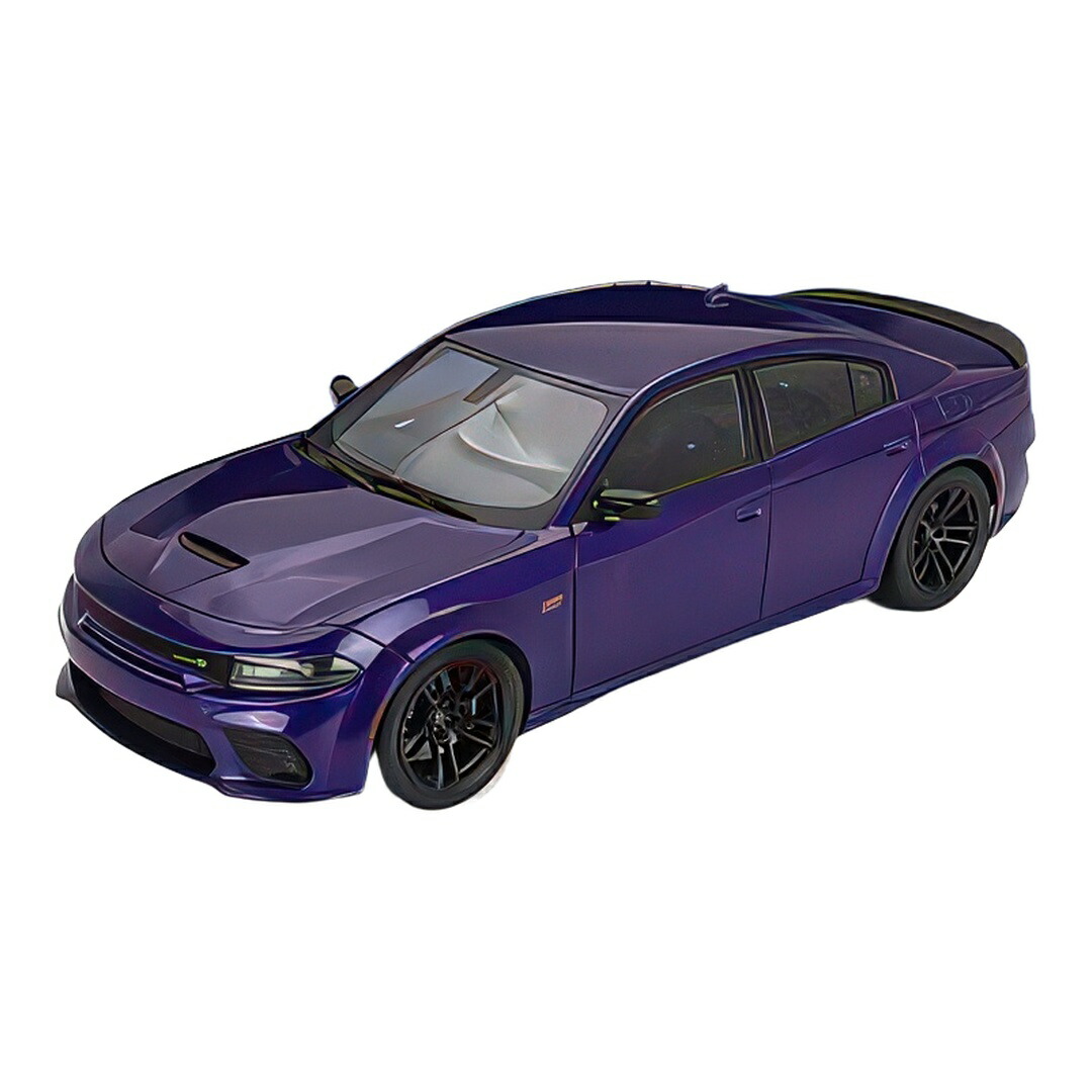 ダッジ チャージャー スキャット風呂敷き包み 広広とした上半身 クーペ 2023 パープル / AUTOart 1/18 ミニカー