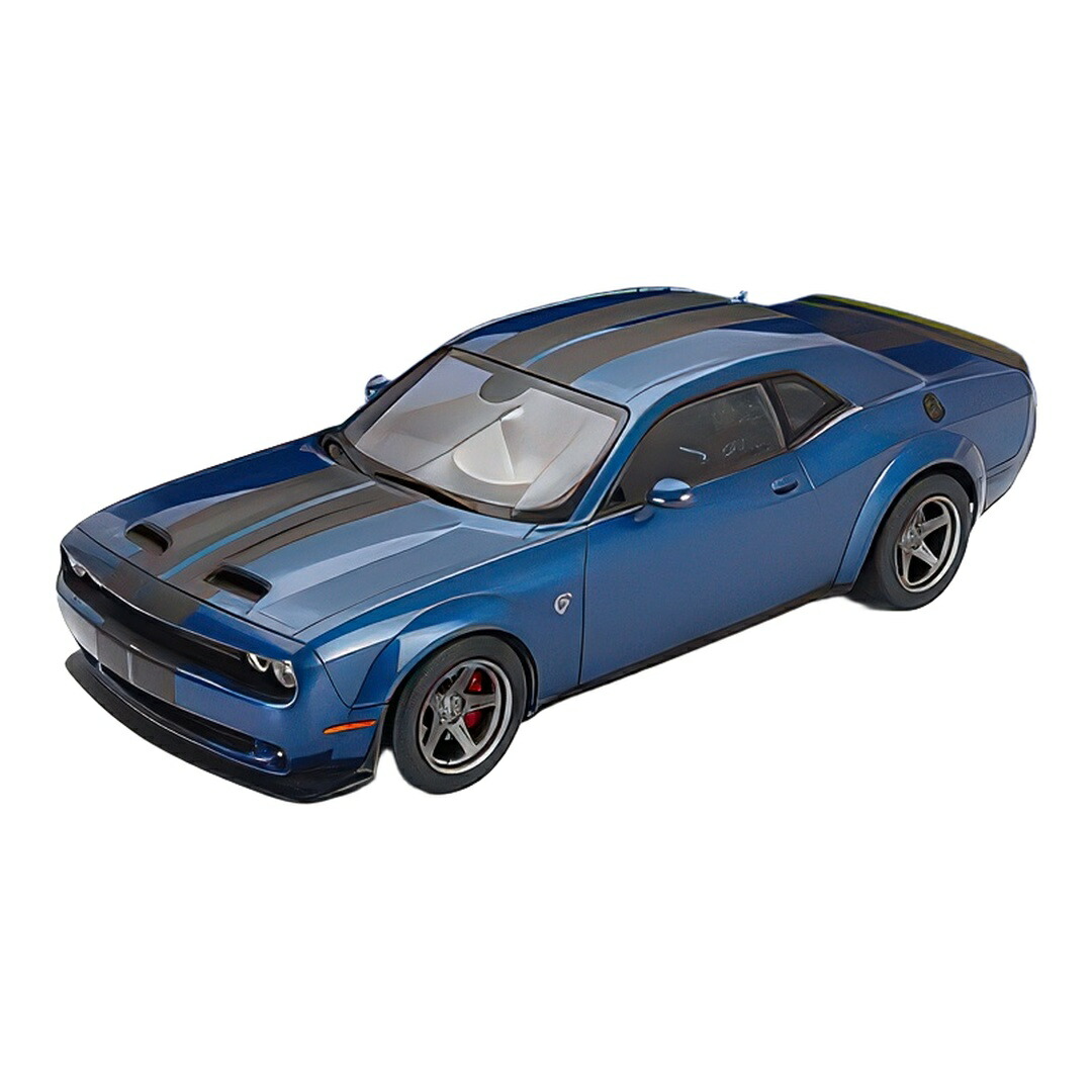 ダッジ チャレンジャー SRT 百貨店 買い溜める クーペ 2023 青色 / AUTOart 1/18 ミニカー