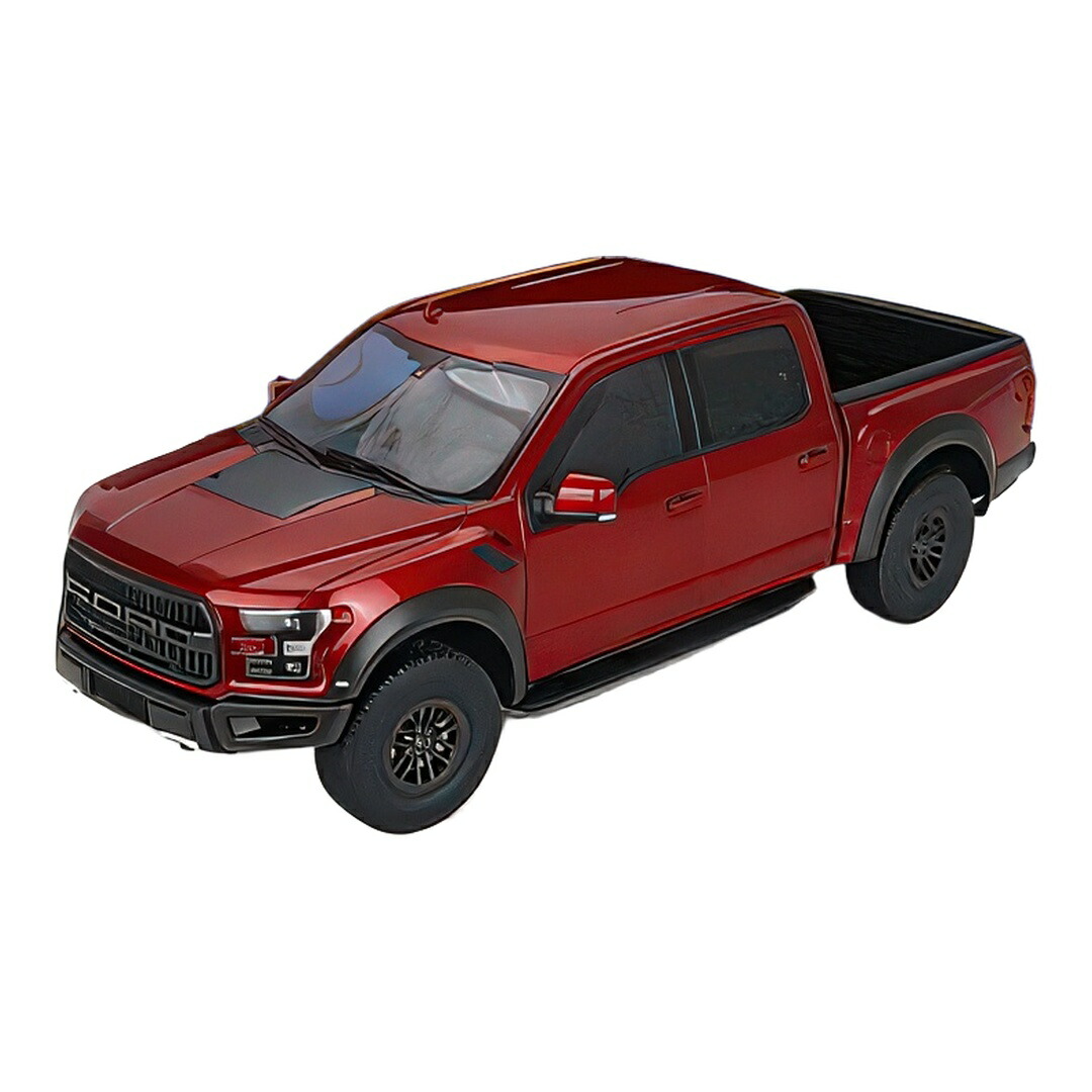 ジェラルド・r・フォード F-150 ラプター 寄せあつめる ダブルキャブ 2019 ルビー赤いこと / AUTOart 1/18 ミニカー
