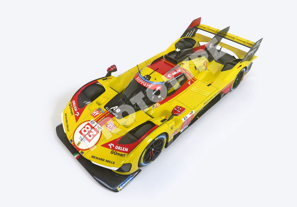 【取って置く】Ferrari 499P N.83 ルマン 2024 １番ウッド クビサ イェ シュワルツマン/ BBR 1/12 20台押さえるミニカー