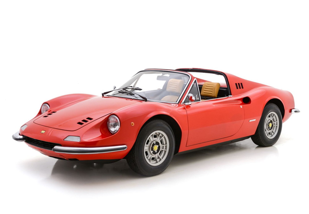 【予約】Ferrari Dino 246 GTS 1972 ロッソコルサ322 ベージュインテリア/ BBR 1/18 46台限定ミニカー｜ラストホビー