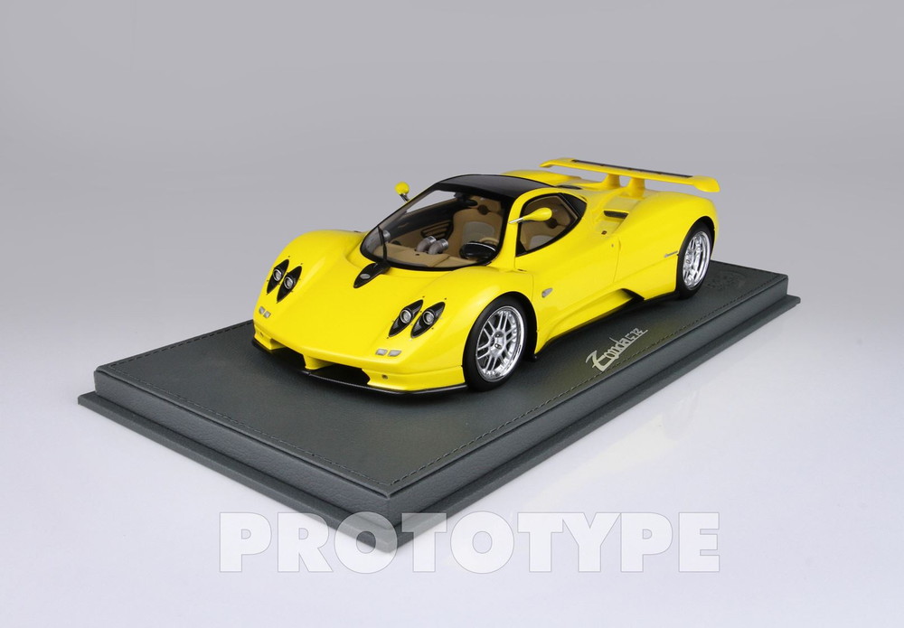 【予約】Pagani ZONDA C12 イエロー/ BBR 1/18 99台限定ミニカー