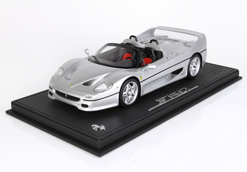 【予約】Ferrari F50 クーペ 1995 スパイダーバージョン メタリックシルバーニュルブルクリンク/ BBR 1/18 48台限定ミニカー