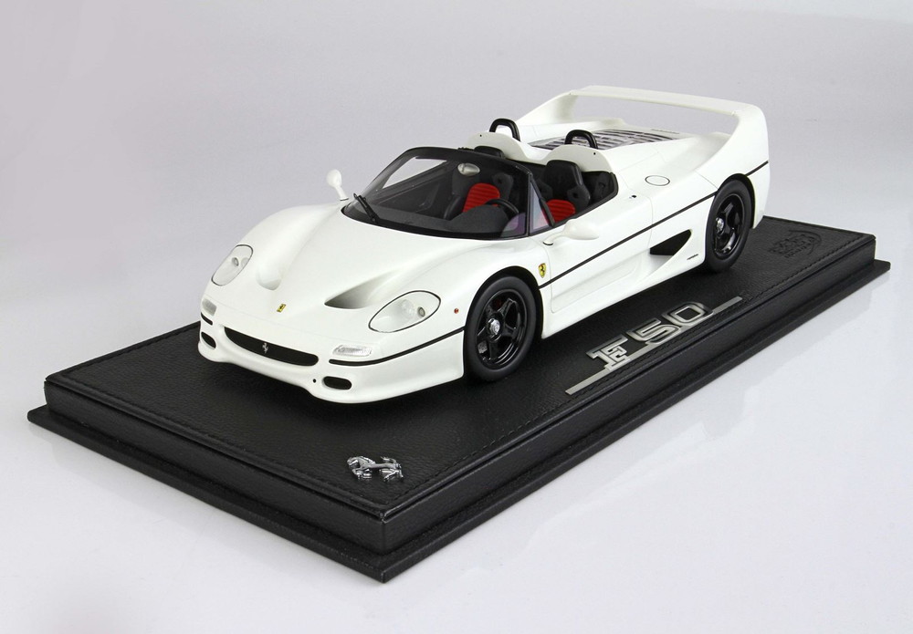 【予約】Ferrari F50 クーペ 1995 スパイダーバージョン アヴスホワイト レースホイール/ BBR 1/18 50台限定ミニカー|ラストホビー