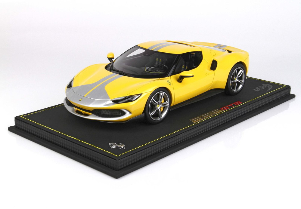 【予約】Ferrari 296 GTB パックフィオラーノ イエローモデナ/ BBR 1/18 99台限定ミニカー