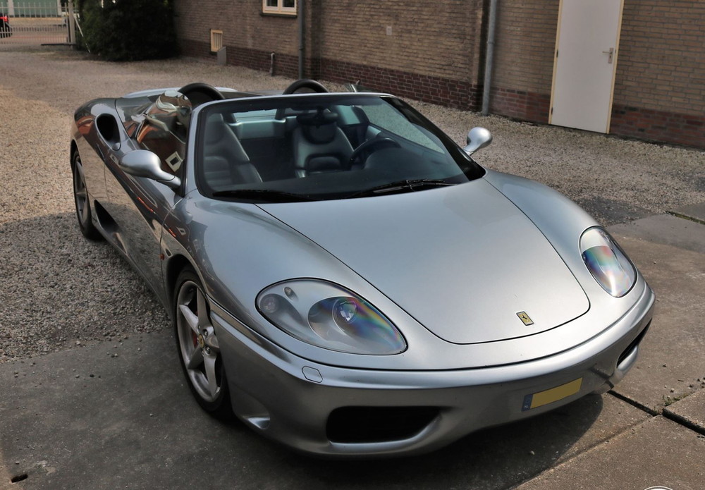【予約】Ferrari 360 Modena Spider マニュアルギア グリージョアロイ ブラック/ BBR 1/18 ミニカー