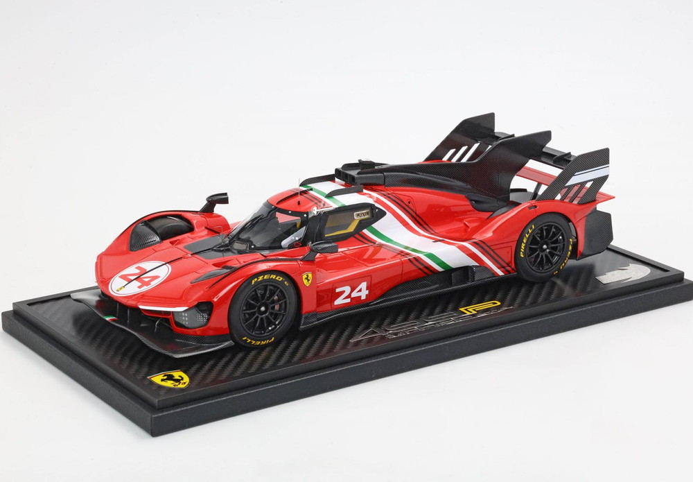 【予約】Ferrari 499P Modified カーボンファイバーベース/ BBR 1/18 40台限定ミニカー