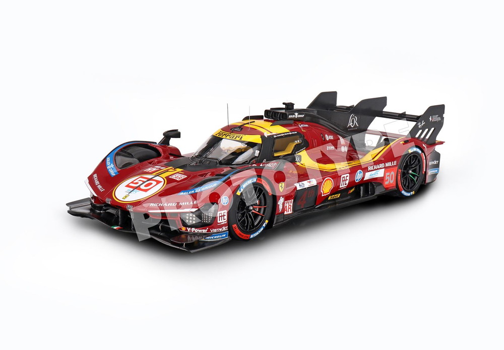 【予約】Ferrari 499P N. 50 24h ルマン 2025 ドライバー フォコ ニールセン モリーナ/ BBR 1/18 20台限定ミニカー