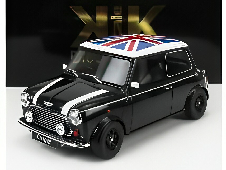 【取っておく】MINI クーパー RHD 1992 単位労働組合手玉付 黒いこと 白いこと/ KK-SCALE 1/12 ミニカー