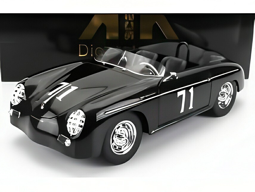 【取っておく】PORSCHE 356 素早さはやりっ子 No.71 1955 黒いこと/ KK-SCALE 1/12 ミニカー