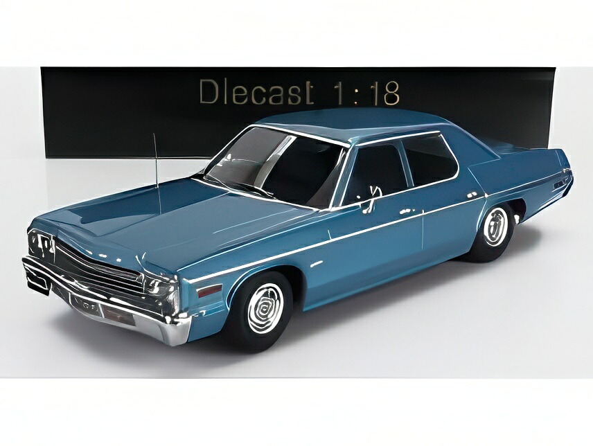【予約】DODGE モナコ 1974 ライトブルーメタリック/ KK-SCALE 1/18 ミニカー