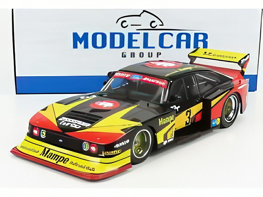 FORD ENGLAND カプリ ターボ Gr.5 MAMPE No.3 1979 DRM ノリスリンク H.ヘイヤー ブラック イエロー レッド/ MCG 1/18 ミニカー