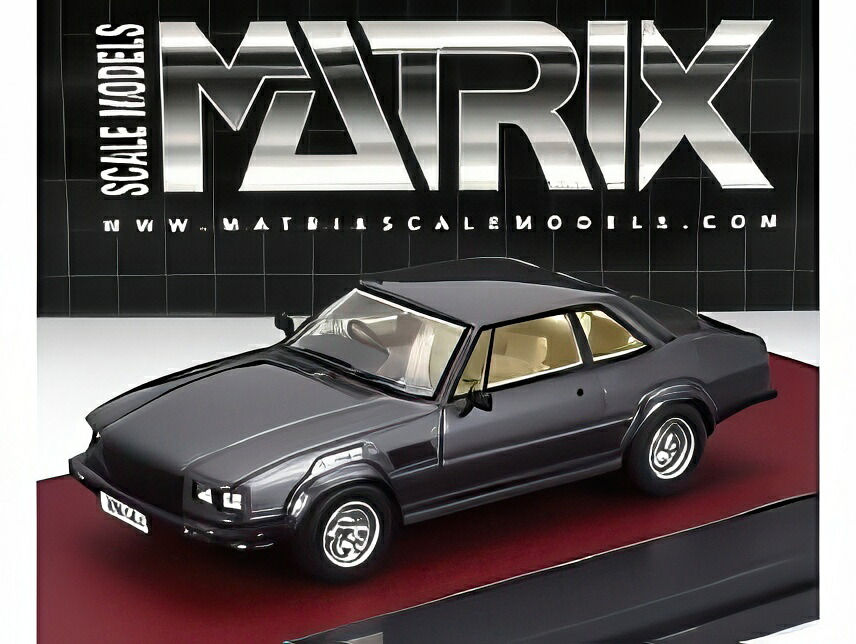 DE TOMASO ロンシャン GTS/E 1988 グレーメタリック/ Matrix 1/43 ミニカー