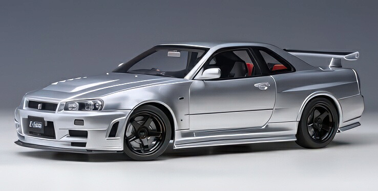 Nissan Skyline GT R (R34) Z tune Zチューンシルバー/ AUTOart 1/18｜ラストホビー