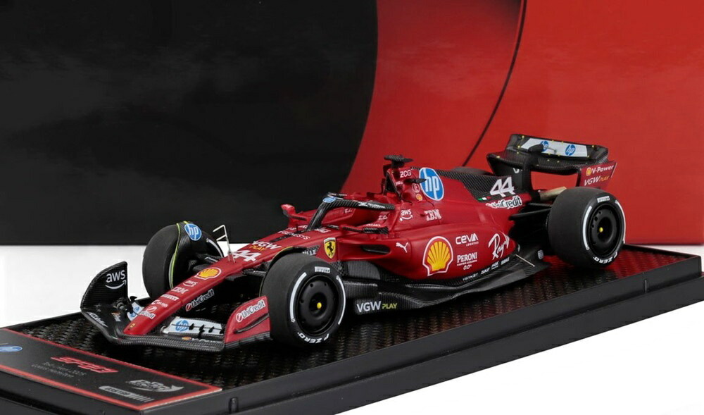 FERRARI F1 空想科学小説-23 野球クラブ スクーデリア フェラーリ HP N 44 取り調べる フィオラノ 2025 ルイス ハミルトン 赤いこと 黒いこと/ BBR 1/43 199台押さえるミニカー