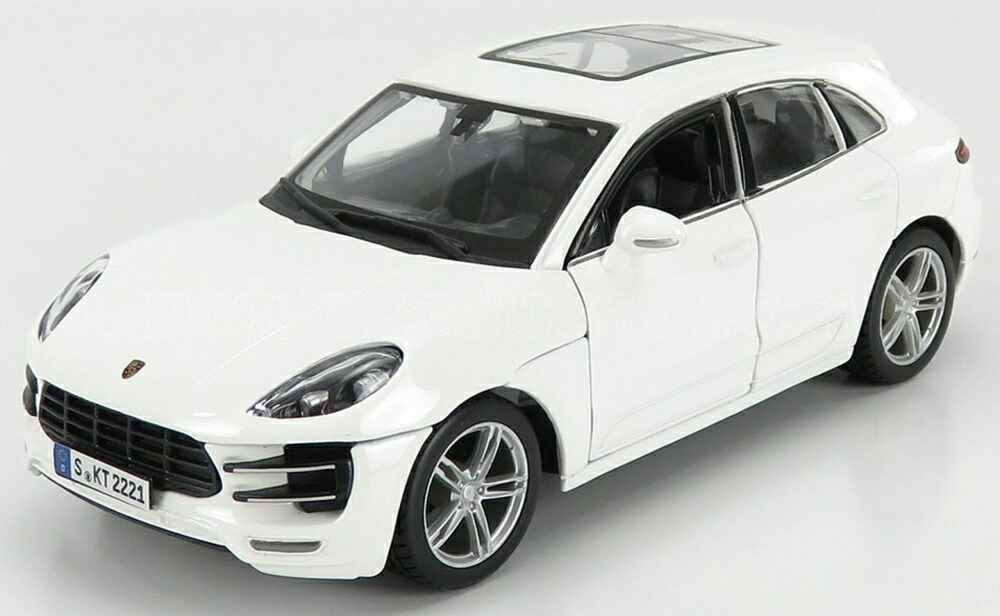 PORSCHE MACAN 2013 ホワイト/ Bburago 1/24 模型