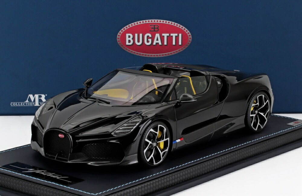 BUGATTI MISTRAL W16 2023 陳列棚付 黒いこと/ MR Collection 1/18 399台制限事項ミニカー