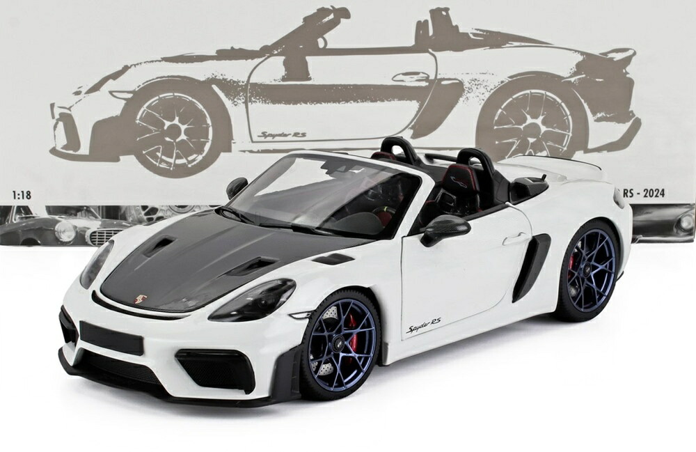 PORSCHE SPYDER RS WEISSACH パッケージ 2024 グレー ブラック/ MINICHAMPS 1/18 模型|ラストホビー