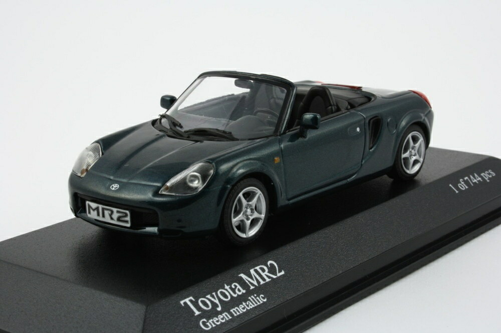 TOYOTA MR 2 CABRIOLET 2000 GREEN/ MINICHAMPS 1/43 ミニカー｜ラストホビー