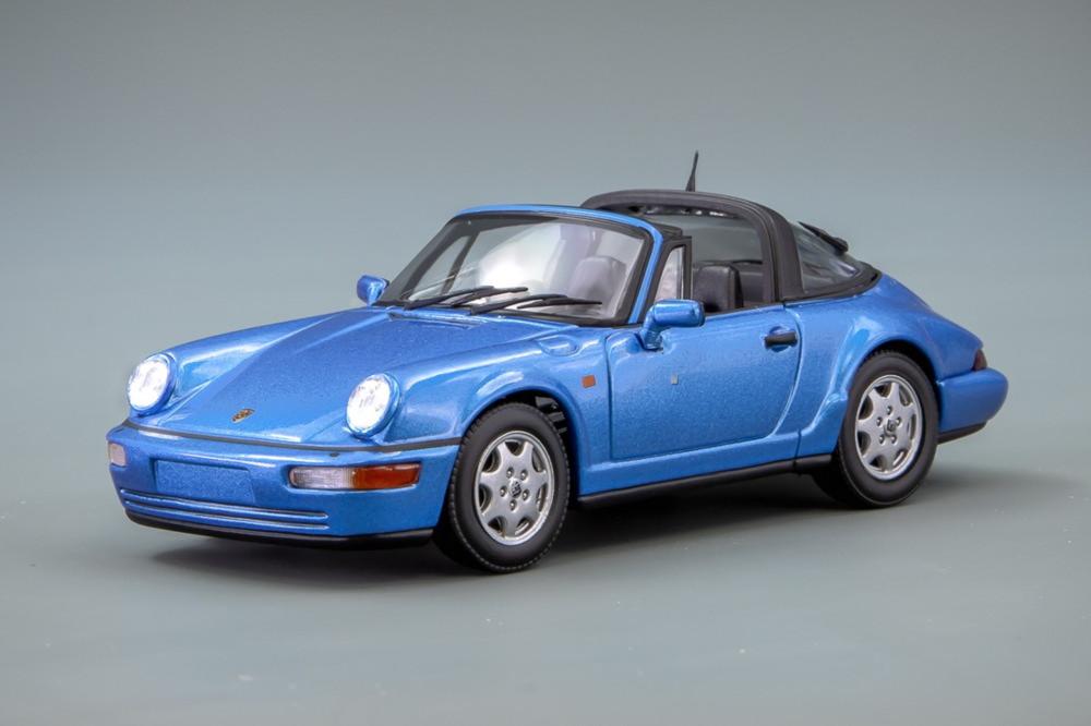 Porsche 911 Targa 964 1991 ブルーメタリック/ Maxichamps 1/43 ミニカー