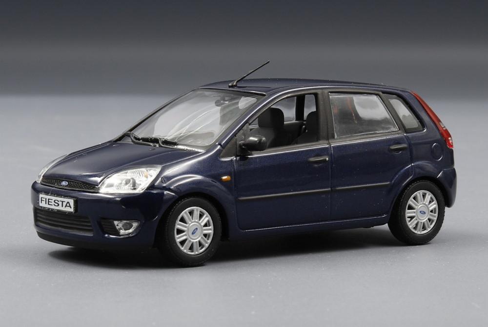Ford Fiesta 2001 5ドア HB ダークブルーメタリック/ MINICHAMPS 1/43 ミニカー
