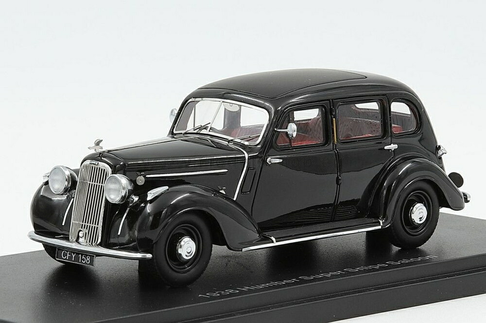 Humber Super Snipe 赤ちょうちん 1938y 3姿勢車窓 /黒いこと// ESVAL 1/43 ミニカー