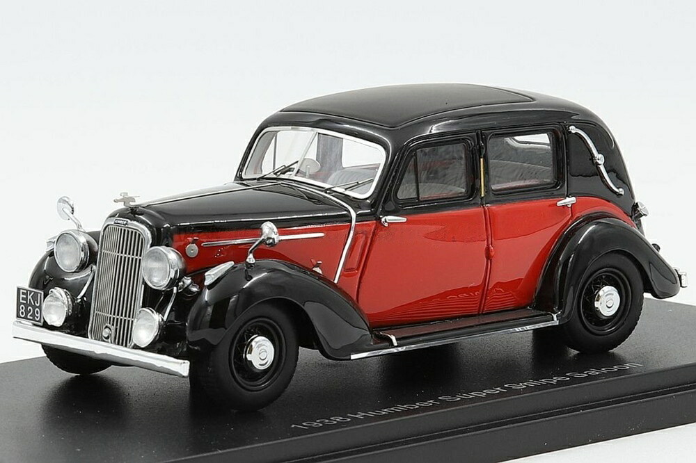 Humber Super Snipe 赤ちょうちん 1938y 2姿勢車窓 /黒いこと赤いこと// ESVAL 1/43 ミニカー