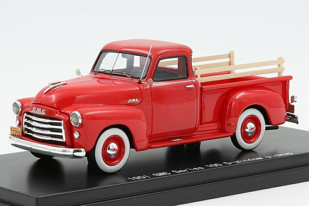 GMC Series 100 5車窓 つまみ上げる 1951y /赤いこと// ESVAL 1/43 ミニカー