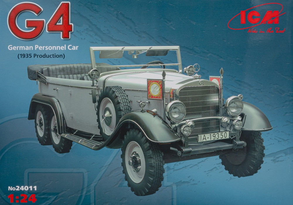 Mercedes-Benz G4 German Personnel Car (1935 M.Y.) ひな型一揃いの道具/ ICM 1/24 ひな型