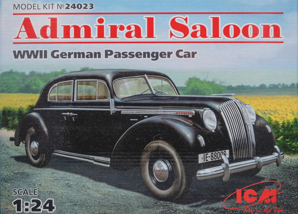 Opel Admiral Saloon WWII German Passenger Car モデルキット/ ICM 1/24 模型｜ラストホビー