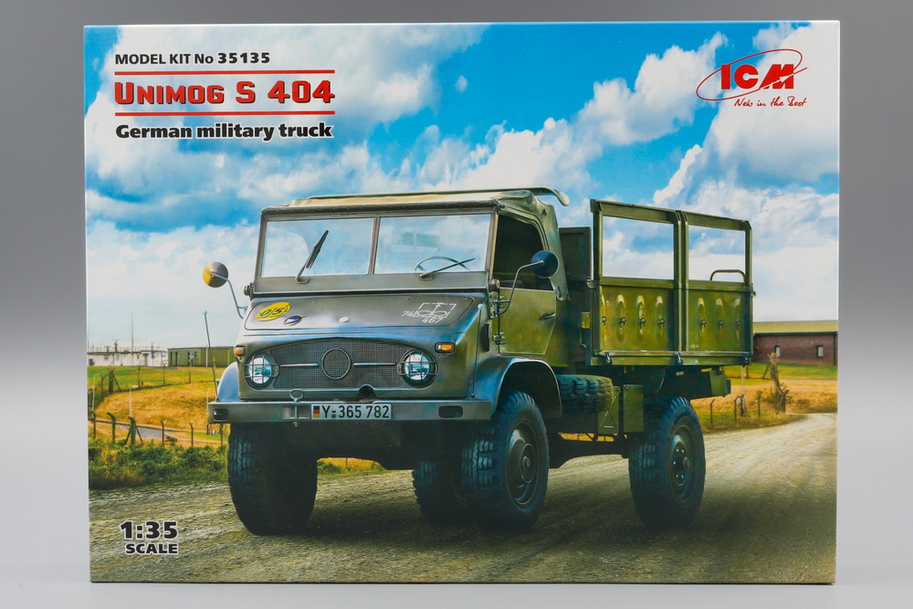 Mercedes-Benz Unimog S 404 ドイツ軍用トラック モデルキット/ ICM 1/35 模型