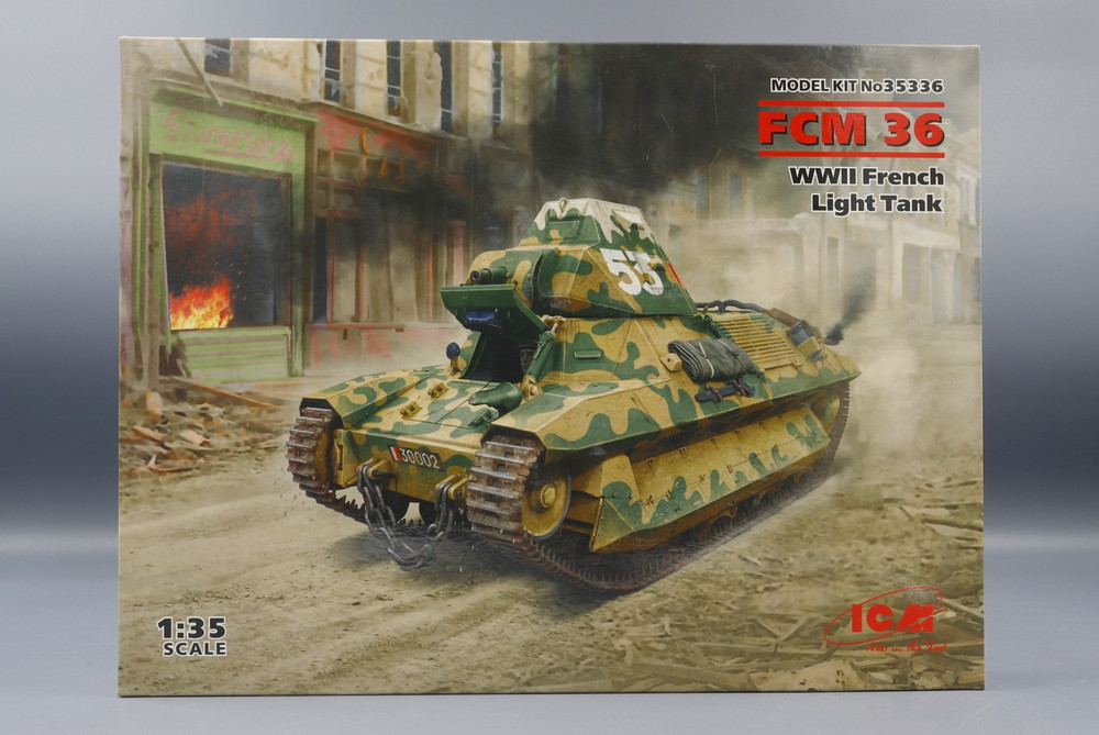 FCM 36 WWII フランス軽戦車 モデルキット/ ICM 1/35 模型｜ラストホビー