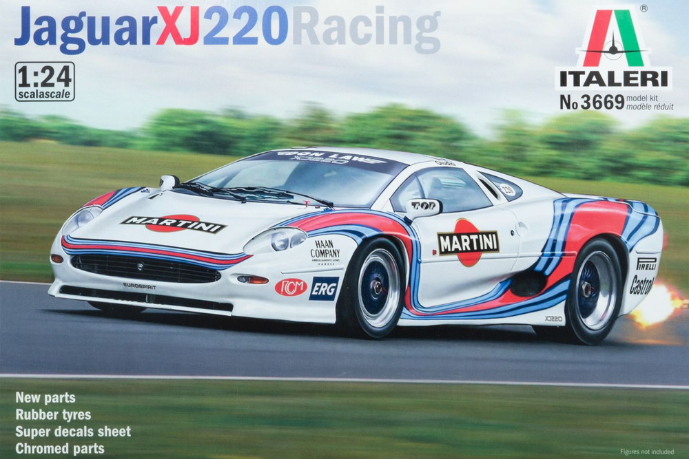 Jaguar XJ220 Racing モデルキット/ ITALERI 1/24 模型