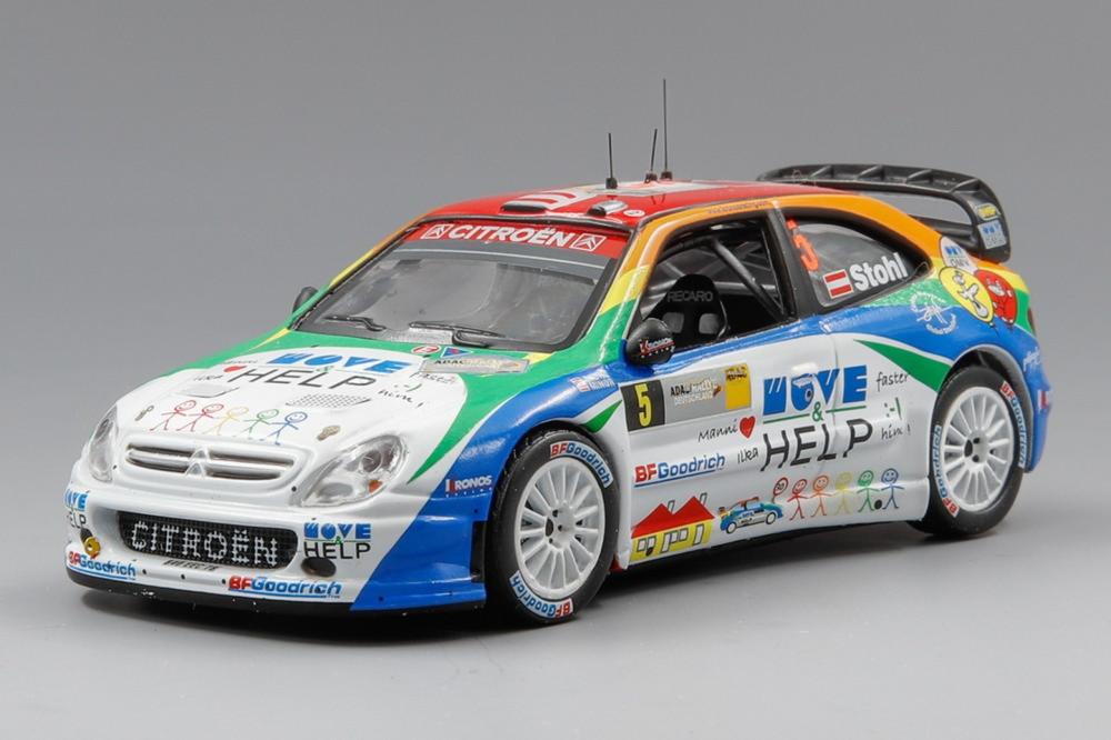Citroen Xsara WRC No. 5 Rally Germany 2005 M. Stohl / I. Minor/ IXO 1/43 ミニカー 車-乗り物のおもちゃ