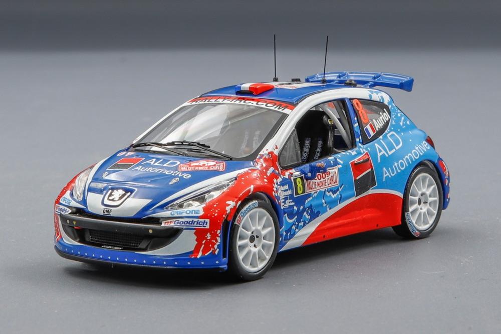 Peugeot 207 S2000 No. 8 Rally Monte Carlo 2009 D. Auriol - Diraudet/ IXO 1/43 ミニカー 車-おもちゃ