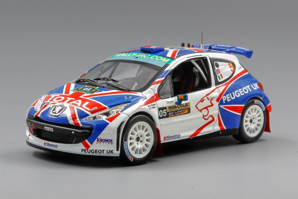 Peugeot 207 S2000 No. 5 Winner Rally Brazil 2009 K.Meeke / P. Nagle/ IXO 1/43 ミニカー