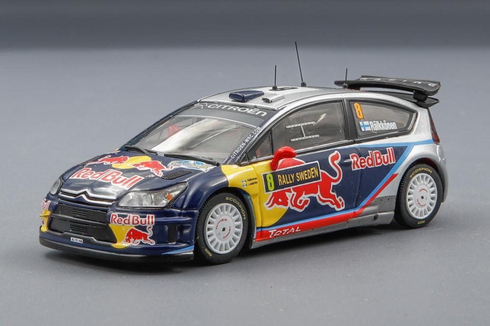 Citroen C4 WRC No8 3rd Rally Sweden 2010 K.Raikkonen/K.Lindstrom/ IXO 1/43 ミニカー おもちゃ-乗り物のおもちゃ