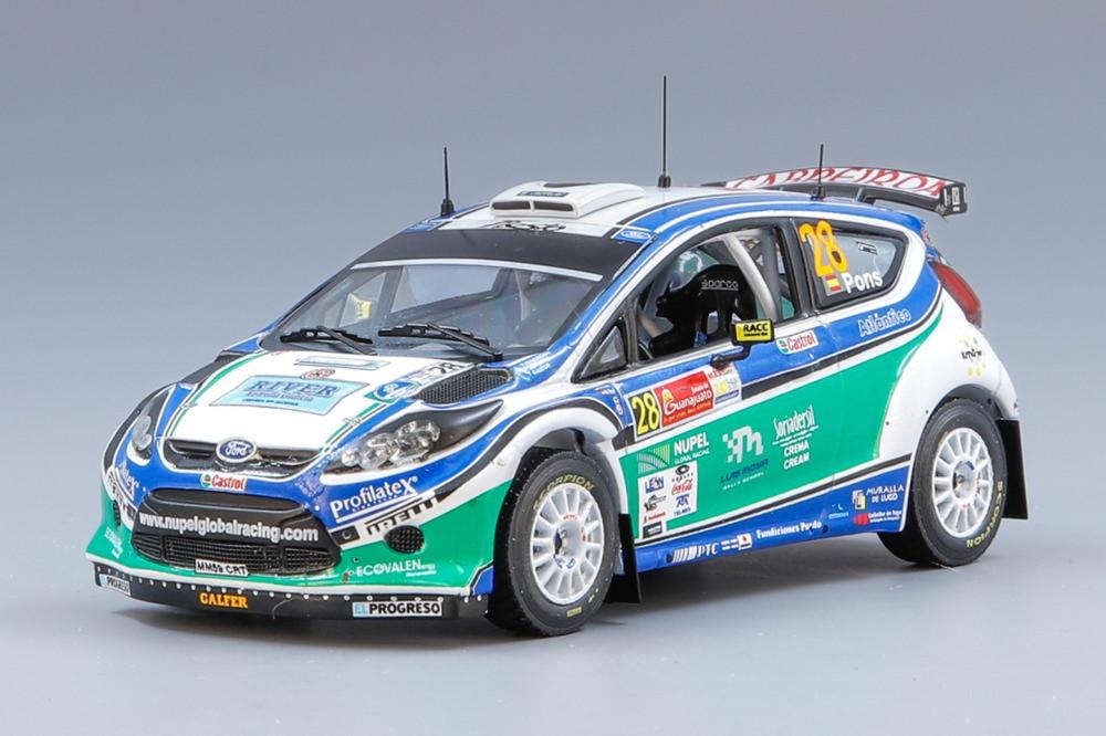 Ford Fiesta S2000 No. 28 8th Corona Mexico Rally 2010 (S-WRC WIinner) S.Pons / A Haro/ IXO 1/43 ミニカー